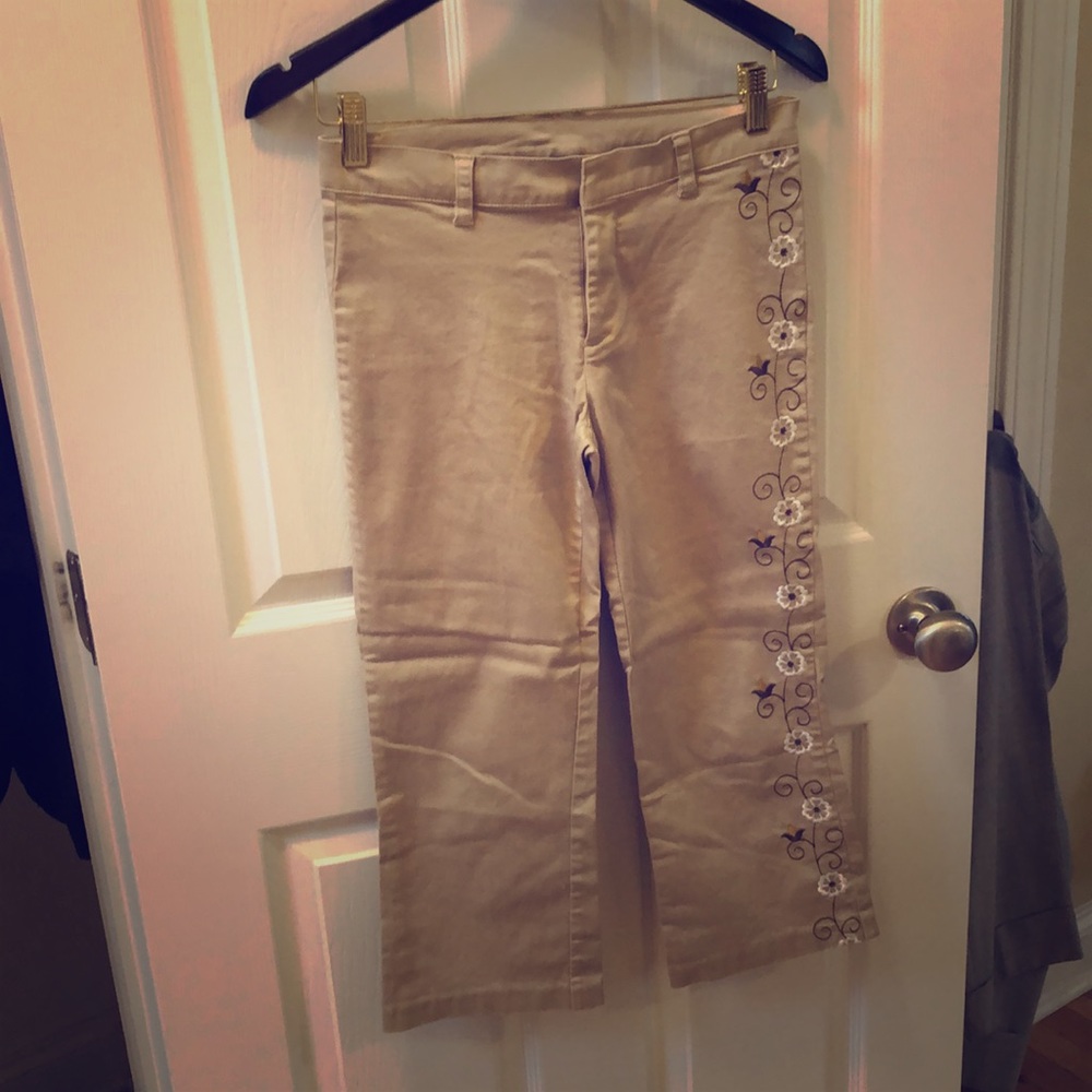 Khaki Capris size 7